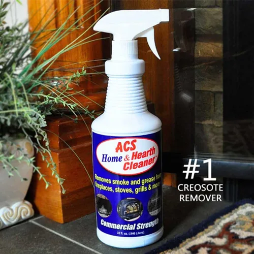 Vista 3 de ACS Home & Hearth Cleaner - Spray cítrico biodegradable para vidrio, parrilla y estufa, 22 onzas líquidas