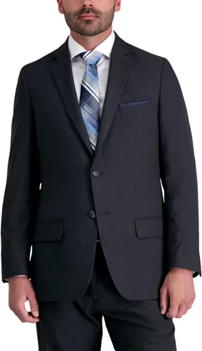Vista 13 de Haggar Men's Classic Fit Smart Wash Suit Separate Pants & Jackets Negro