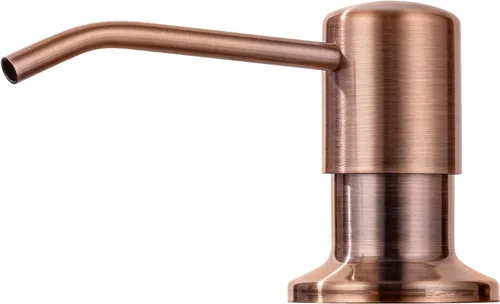 Vista 11 de Dispensador de jabón para fregadero de cocina, integrado, acero inoxidable (metal de pistola), juego de bomba para jabón o loción, recarga desde