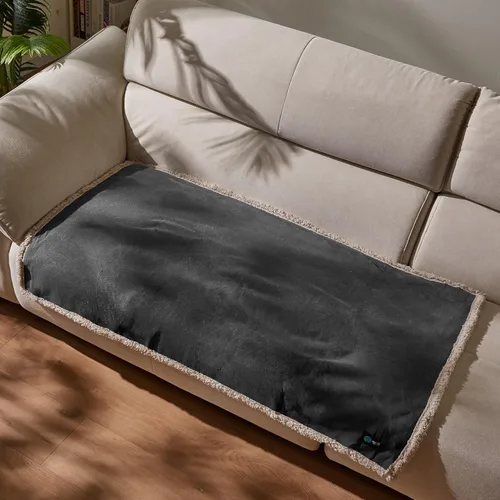 Vista 22 de Kritter Planet - Manta impermeable para perros, reversible, a prueba de agua, para sofá, cama y coche, fundas lavables para sofá para perros