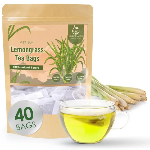 Vista 23 de NHAT ANH FARM - Bolsas de té de hoja de laurel premium, 40 bolsas de té, hoja de laurel seca 100% natural, té de hierbas naturalmente dulce, sin