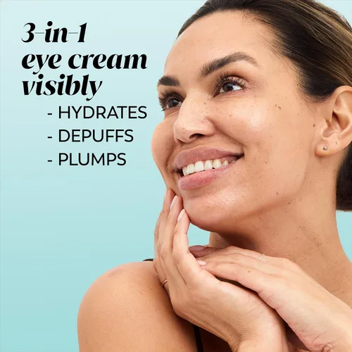 Vista 3 de Olay Hyaluronic + Peptide 24 Gel Crema de ojos, sin fragancia, 0.5oz (0.5 fl oz)