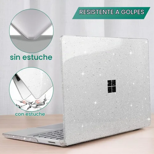 Vista 7 de May Chen Funda compatible con laptop Microsoft Surface de 13.5" 5/4/3 con reposamanos de metal modelo 1951/1868, carcasa rígida de plástico