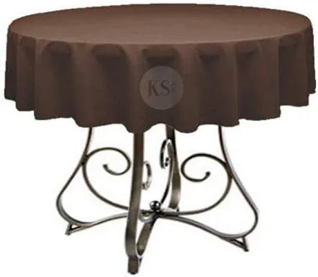 Vista 44 de Mantel redondo de poliéster de 72 pulgadas, disponible en más de 45 colores, ideal para restaurantes y superposiciones versátiles de eventos, elige