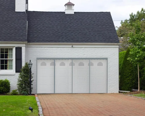Vista 10 de Liveinu Upgraded Magnetic Garage Door Screen 2 Car Screen Door for Single or Double Garage with Hook & Loop Install Magnetic Closure 9 Ft x 7 Ft