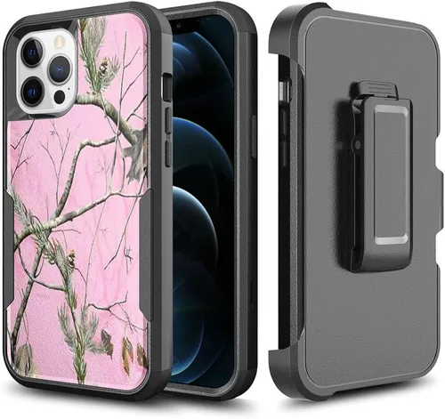 Vista 11 de 14 Pro Max - Funda protectora híbrida a prueba de golpes, diseño de doble capa, cubierta dura compatible con iPhone 14 Pro Max (negro y negro)