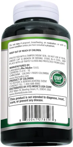 Vista 10 de FITO MEDIC'S Laboratorio Suplemento de cúrcuma y jengibre 180 Caps s.