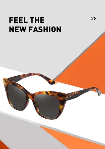 Vista 4 de CYLEN Cateye - Lentes de sol para mujer, protección UV 400, lentes de sol polarizados