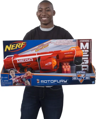 Vista 7 de Nerf N-Strike Mega Series RotoFury Blaster, Multi