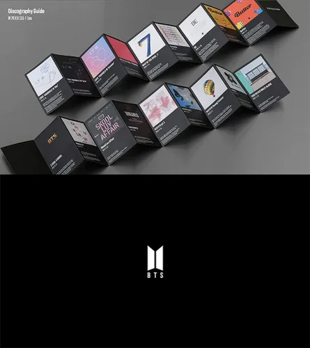 Vista 6 de BTS - Proof Compact Edition incl CD Booklet Photocard Postcard Mini Poster Discography Guide Extra Photocards