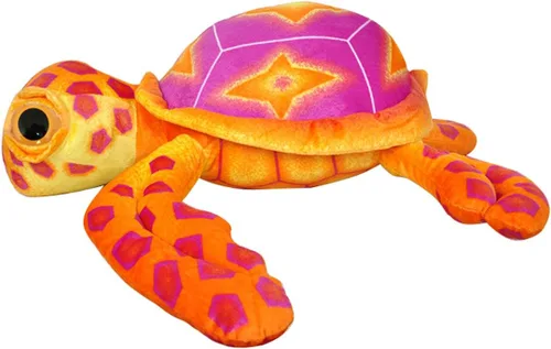 Vista 6 de Peluche suave de tortuga marina con emulación de peluche, juguetes de peluche de tortuga y el mejor regalo para juguetes para bebés