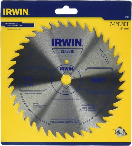 Vista 4 de IRWIN Tools MARATHON - Hoja de sierra circular inalámbrica de carburo, 6 1/2 pulgadas, 18T (24020)