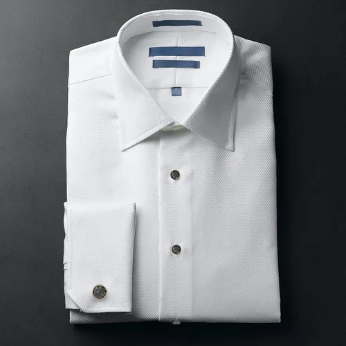 Vista 2 de UJOY Juego de gemelos y tachuelas de nácar para hombre, caja de presentación, piezas de vestido de negocios para fiesta de boda, Metal
