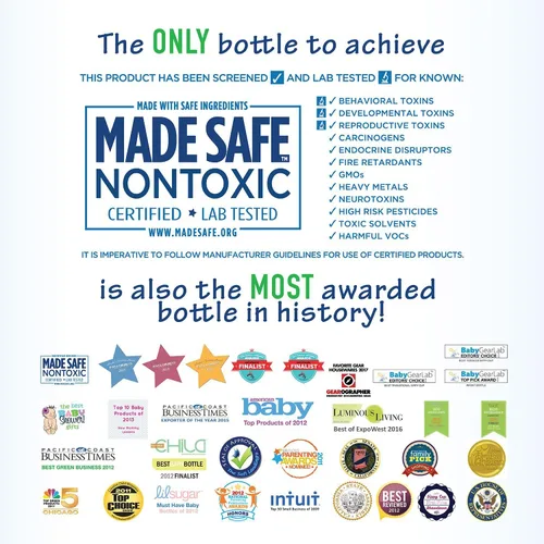 Vista 5 de Pura Kiki - Fundas cortas de silicona para botellas, sin plástico, grado médico, no tóxico, certificado MadeSafe, añade agarre, antideslizante