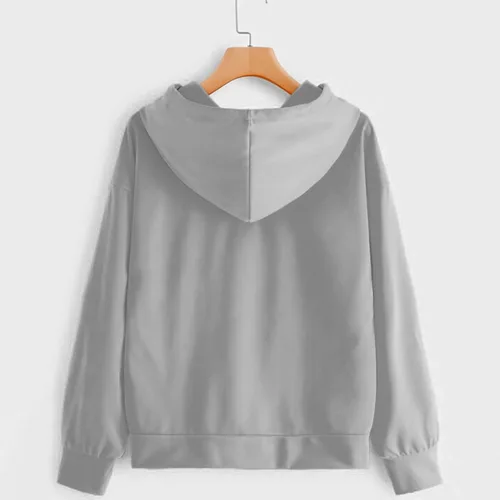 Vista 3 de Sudaderas ligeras para mujer, clásicas, a cuadros, con estampado de árbol de Navidad, casual, manga larga, cordón