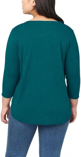 Vista 2 de Kirkland Signature Camiseta Slub Mujer