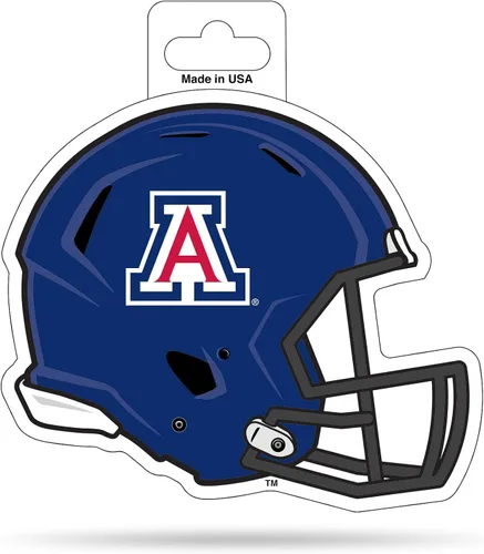 Vista 27 de Rico Industries NCAA - Calcomanía para casco de corte en forma de 4.75 x 5 pulgadas