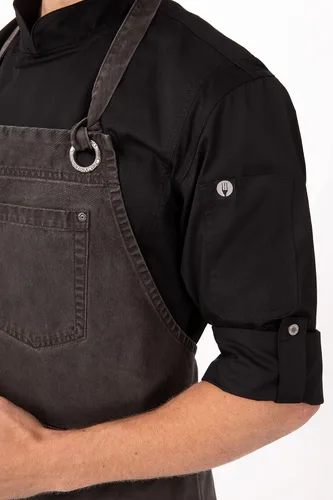 Vista 5 de Chef Works Unisex Dorset Chefs Bib Apron
