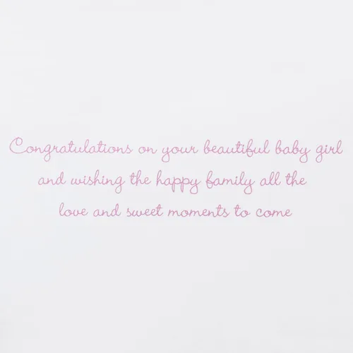 Vista 3 de Papyrus Hello Kitty - Tarjeta de baby shower (Sweet Moments To Come)