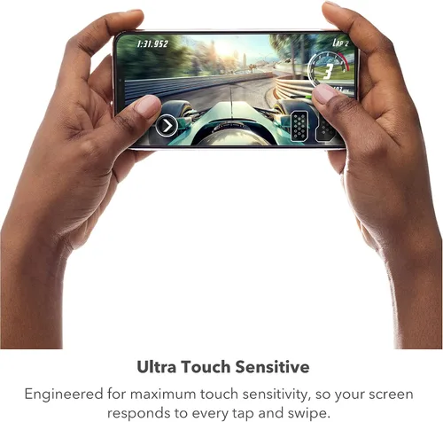Vista 4 de ZAGG InvisibleShield - Glass Elite+: Gamers' Edition - Cobertura de pantalla completa con máxima sensibilidad táctil - para iPhone 12 Pro, iPhone