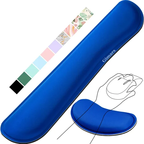 Vista 15 de Gimars Reposamuñecas para mouse, soporte de muñeca Pop It Fidget para aliviar la presión del mouse, almohadilla ergonómica de espuma viscoelástica
