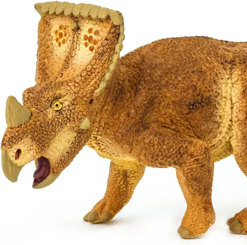 Vista 3 de Safari Ltd. Vagaceratops - Figura detallada de dinosaurio de 6.25 pulgadas, juguete educativo para niños, niñas y niños a partir de 3 años