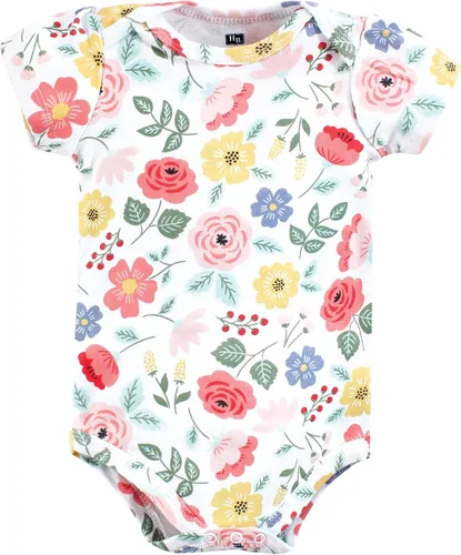 Vista 291 de Hudson Baby baby-girls Cotton Bodysuits 3-pack