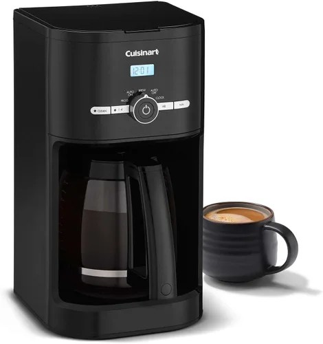 Vista 3 de Cafetera programable clásica de 12 tazas Cuisinart, color negro, DCC-1120BKNAS