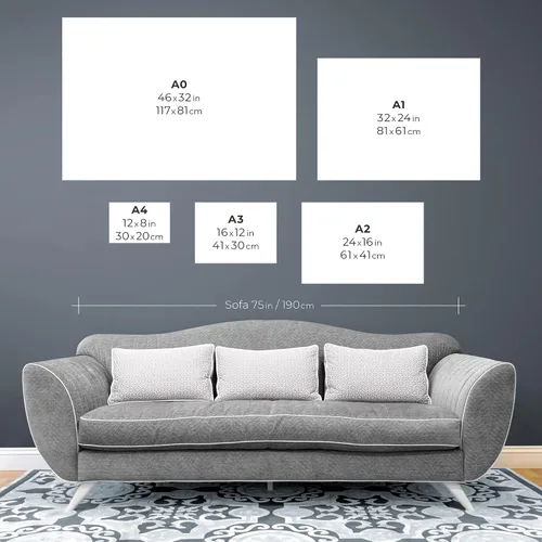 Vista 5 de Ishida Yūte - Lienzo decorativo para pared con marco, varios tamaños (A0, 46 x 32 pulgadas)