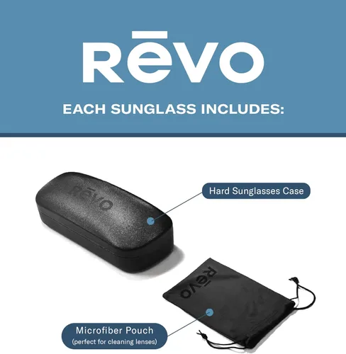 Vista 4 de Revo Gafas de sol Crawler: lente polarizada con marco de envoltura rectangular de rendimiento