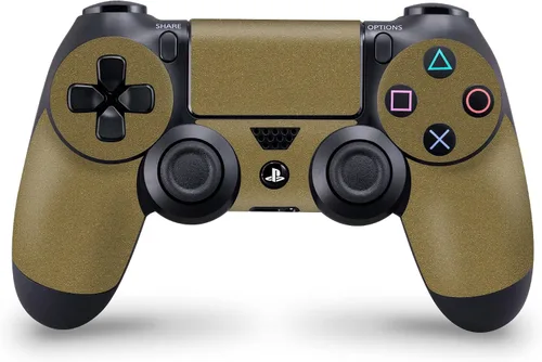 Vista 6 de giZmoZ n gadgetZ PS4 - Adhesivo vinal para consola delgada y 2 fundas para controladores