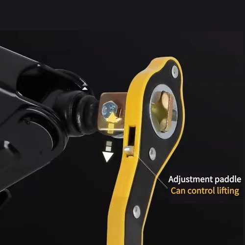 Vista 2 de Llave de trinquete para ahorro de mano de obra, llave de trinquete de mango largo, llave de trinquete de ahorro de mano de obra para reparación
