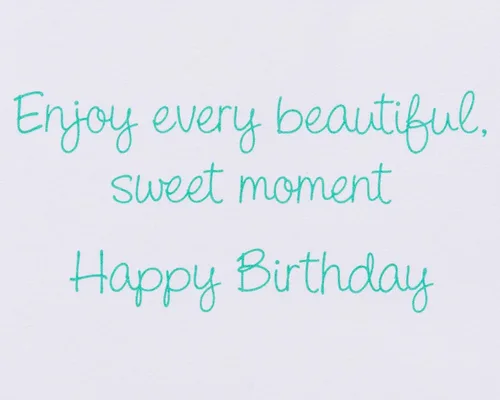 Vista 3 de Papyrus Tarjeta de cumpleaños para ella (hermoso, dulce momento)