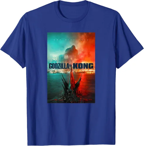 Vista 14 de Godzilla vs Kong - Camiseta oficial con póster, Negro