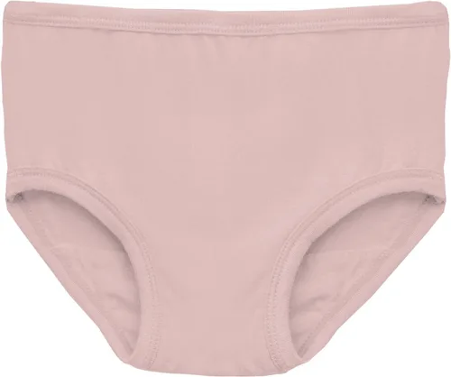 Vista 3 de KicKee - Ropa interior para niñas, juego de 3, estampados y colores lisos, bragas suaves para niñas, niñas pequeñas a grandes, uso durante todo
