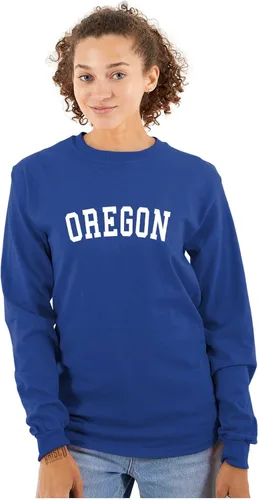 Vista 3 de Oregon Athletic Student Gym O State Pride - Camiseta de manga larga para hombre y mujer