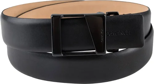 Vista 2 de Calvin Klein Cinturón de vestir para hombre, plateado