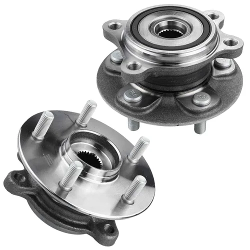 Vista 57 de Detroit Axle - 2.2L Bujes de rodamiento de rueda delanteros de 2 piezas para Honda Accord 90-97, 97 Acura CL, 2 rodamientos de ruedas y conjunto