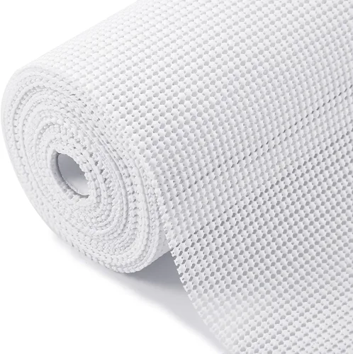 Vista 11 de Revestimiento para estantes y cajones para armarios de cocina, no adhesivo, antideslizante, duradero, fuerte, limpio, tamaño largo, 12 pulgadas x 10