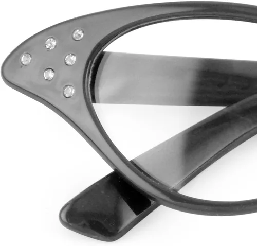 Vista 4 de Hip Hop 50s Compra gafas de diamantes de imitación para mujer con ojo de gato