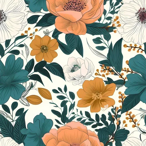 Vista 8 de Papel Pintado Floral Plateado Gris/Azul/Blanco Flores de Amapola de Despegar y Pegar Papel de Contacto Fácil de Despegar Papel Adhesivo para Pegar