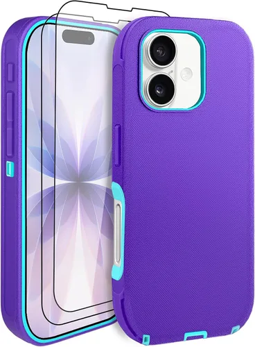 Vista 12 de Funda para iPhone 11 con Clip para Cinturón, Soporte y 2 Protectores de Pantalla, Protección Completa Resistente, Funda a Prueba de Golpes y Caídas