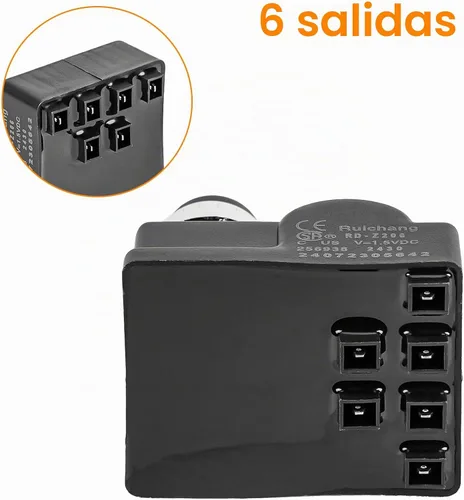 Vista 4 de onlyfire Reemplazo del encendedor de botón pulsador de batería AA de 6