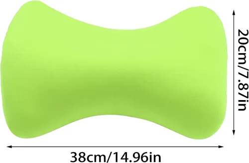 Vista 4 de Almohadas de microperlas de 15 x 8 pulgadas para dolor de cuello y hombros, almohada de viaje pequeña para sofá almohadas para sala de estar, diseño