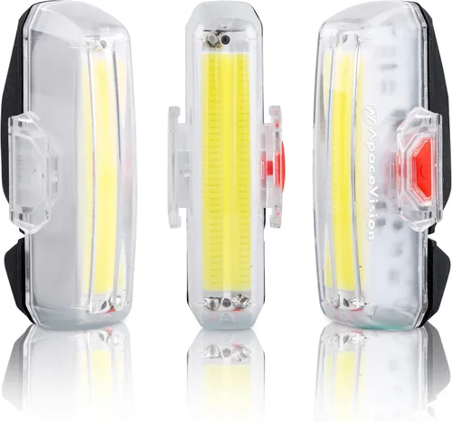 Vista 9 de Luz delantera de seguridad para bicicleta - 200 lúmenes USB recargable LED