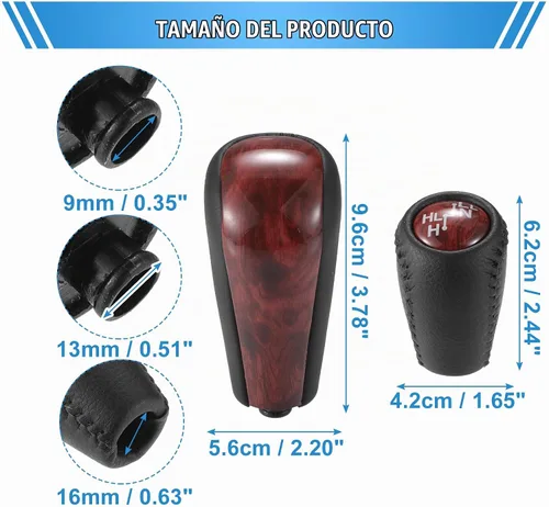 Vista 6 de ACROPIX - Pomo de cambio de transmisión automática para Toyota Prado 120 2003-2009