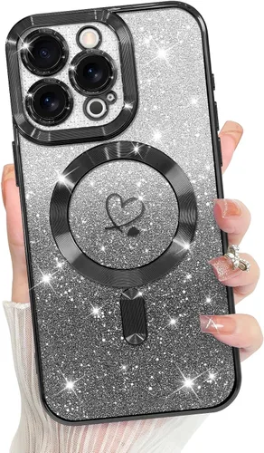 Vista 78 de Bonoma Compatible with iPhone 17 Pro Max Case 2025 Heart Checkered -Gold A cuadros-oro