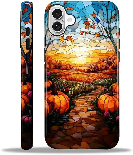 Vista 107 de Funda para iPhone 13 iPhone 14, a prueba de golpes, funda protectora híbrida de 2 capas, doble protección contra caídas, antiarañazos, diseño