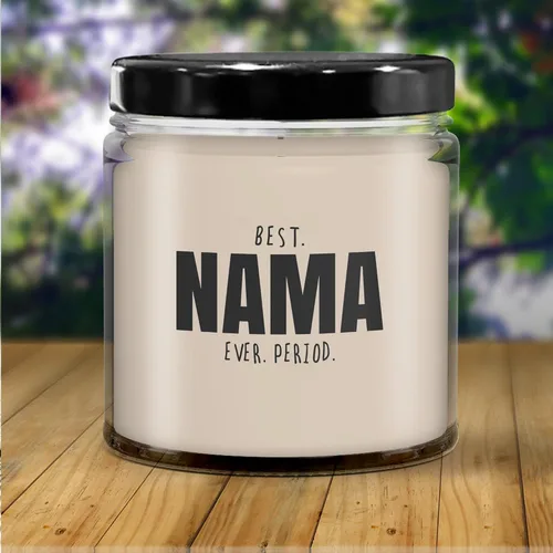 Vista 4 de LaPomme Vela de Nama, regalos para abuelos, regalo para nueva abuela, velas perfumadas de vainilla de 9 onzas Vela 20