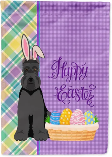 Vista 26 de Caroline's Treasures WDK4925GF Bandera de Pascua Airedale Terrier negra y tostada, tamaño jardín, bandera decorativa para patio exterior, patio